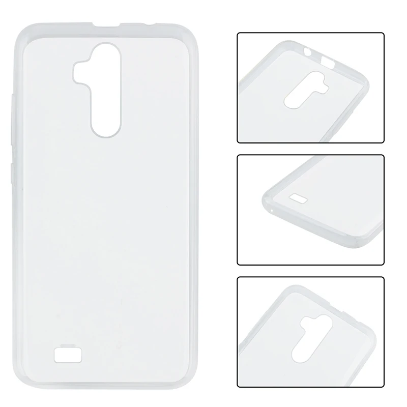 Alesser For Oukitel C12 Pro Silicone Case Soft TPU Back Cover Clear Protective Transparent 6.18'' |