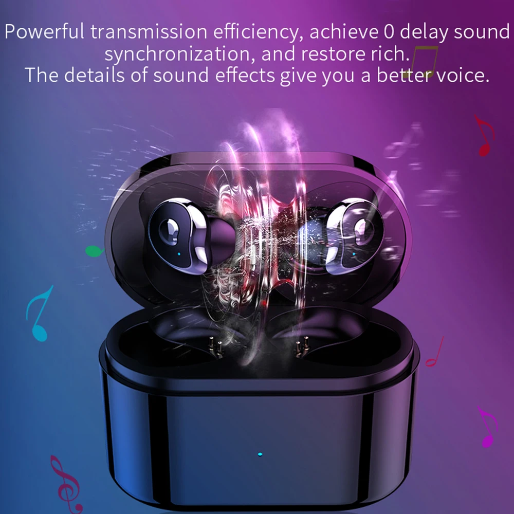 Новые Bluetooth наушники 5 0 TWS Беспроводная мини гарнитура стерео бас