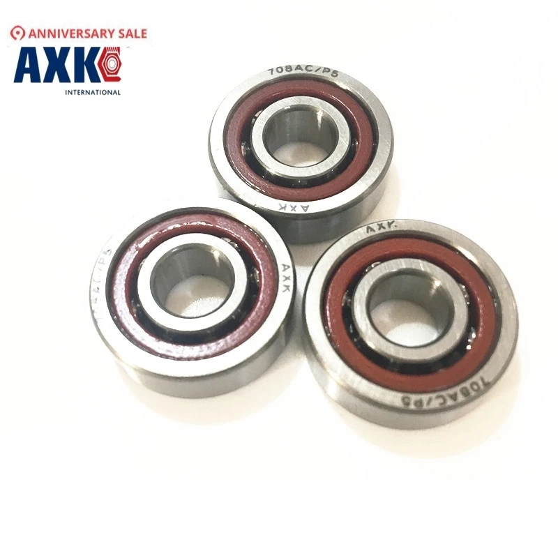 Rodamientos Rolamentos 1 шт. шпинделя Радиально-упорные шариковые подшипники 708c/p2