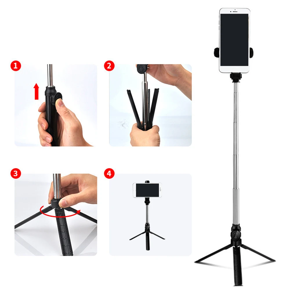 Universal Extendable Mini Tripod Wireless Bluetooth Selfie Stick Monopod Phone Stand | Электроника