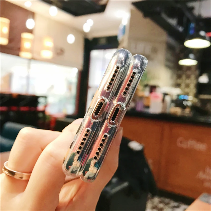 Lovebay чехол для телефона iPhone 6 6s 7 8 Plus X XR XS Max Модный милый мультяшный Леопардовый