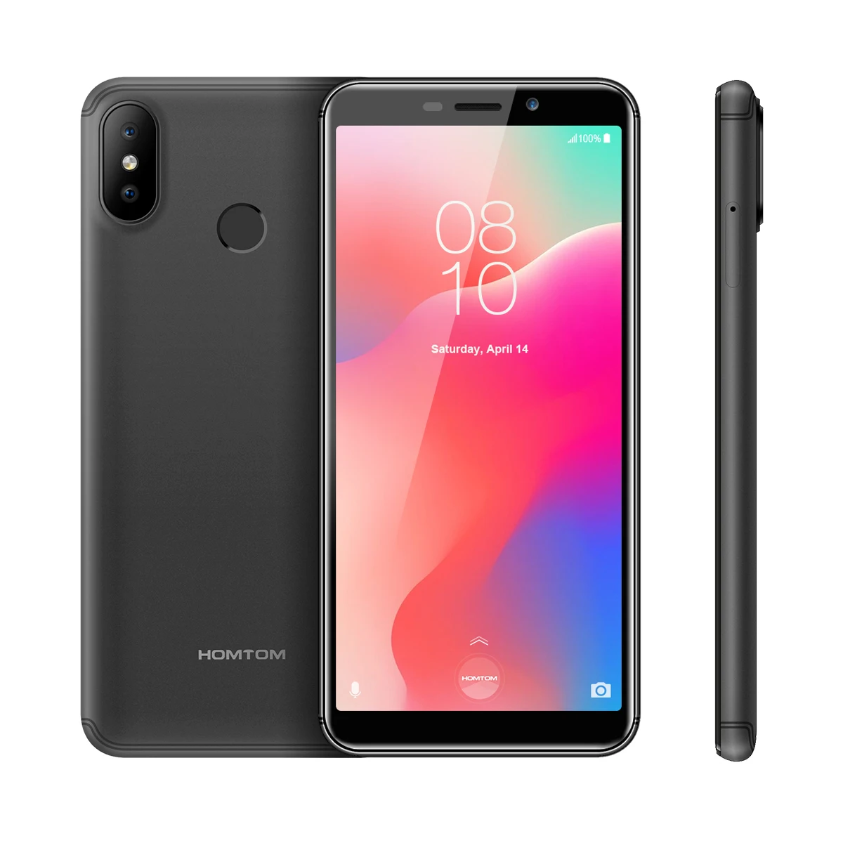 HOMTOM C1 5 '✘:9 1GB 16GB мобильный телефон Android GO 3000mAh SW 13MP камера отпечаток пальца ID Dual
