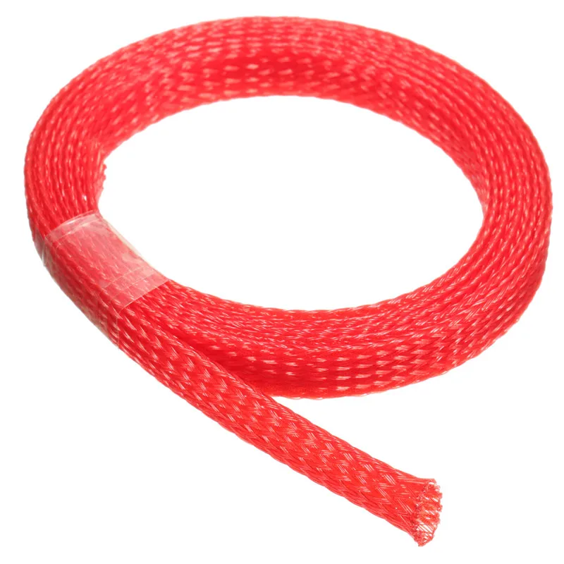 1 м 8 мм плетеная обшивка кабеля опрятная сетка расширяемый кабель для обшивки