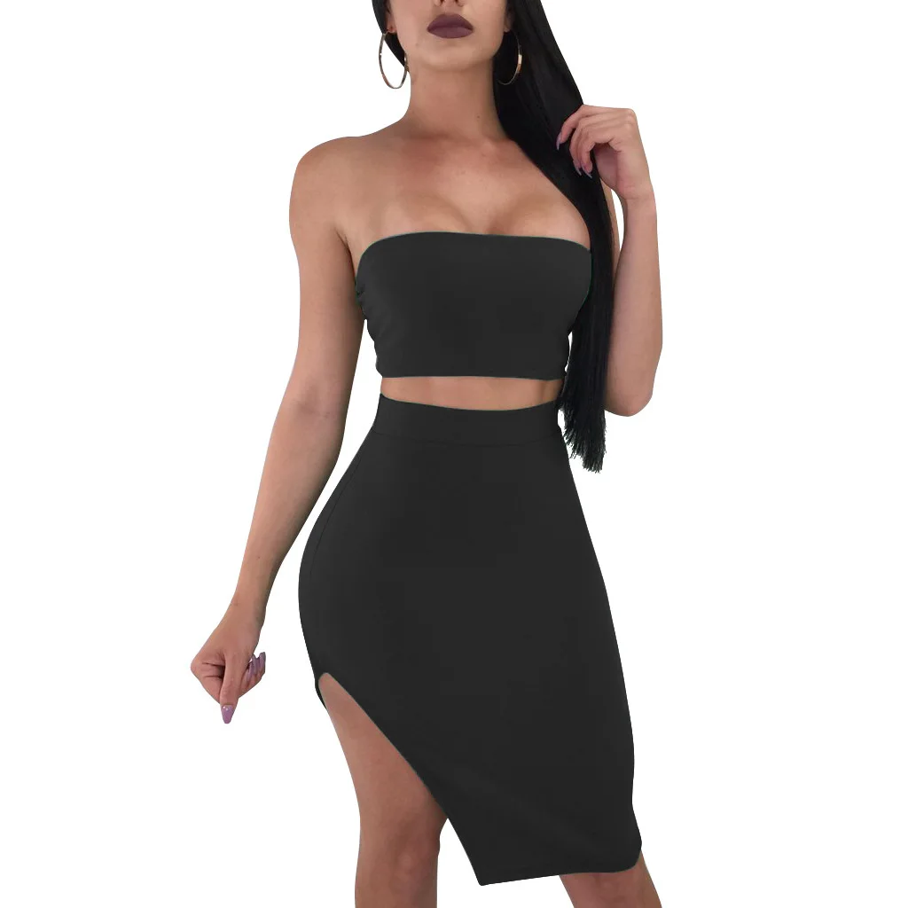2019 Сексуальная Халаза обёрточная грудь половина тела юбка костюм Клубное платье