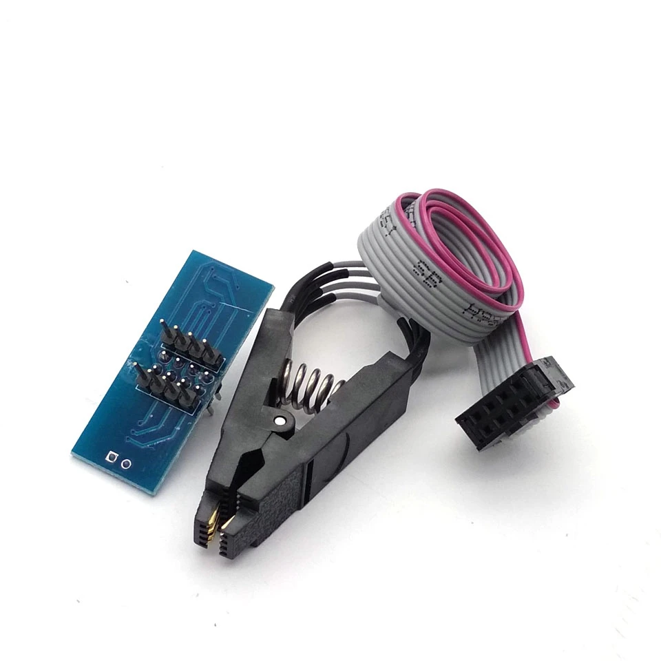 SOIC8 SOP8 флэш чип для зажим проверки ИС разъем Adpter BIOS/24/25/93 программист горящий Зажим