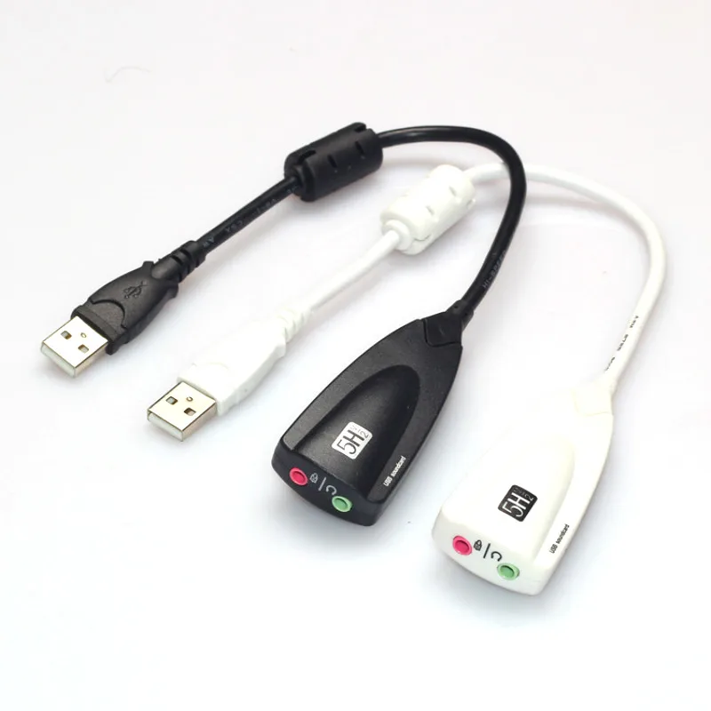 5HV2 внешняя звуковая карта usb 7 1 с 3 5 миллиметровым аудиоинтерфейсом адаптер для