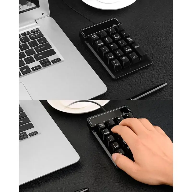 2019 новая мини USB Проводная 19 клавиатура и клавиши механические ощущения