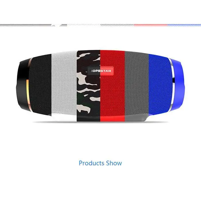 Портативный Водонепроницаемый H27 Bluetooth Динамик с Мощность банк стерео Бас