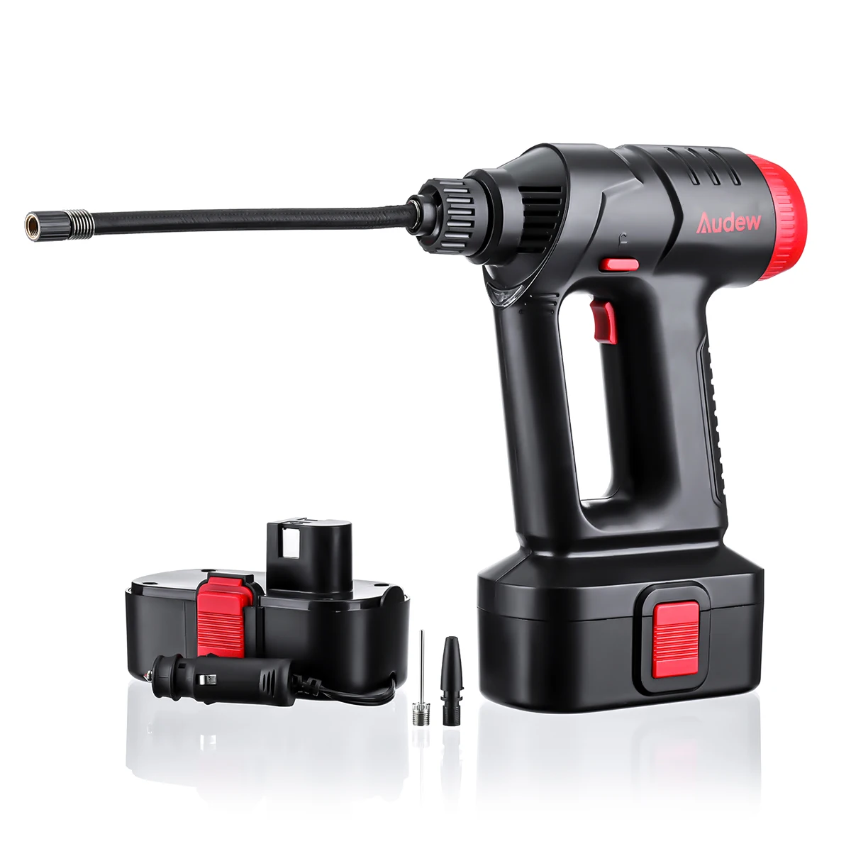 Новый 12В 130PSI беспроводной ручной воздушный надувной насос для автомобильных шин