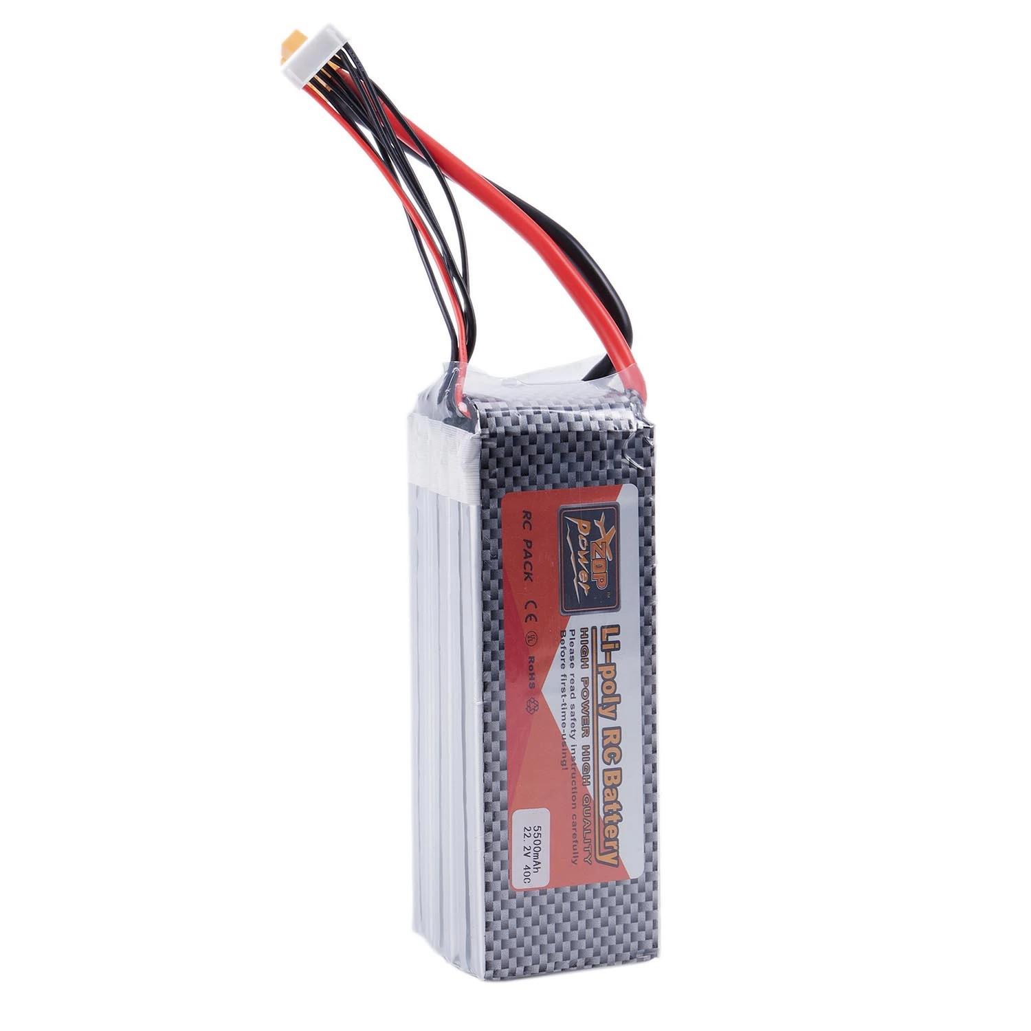 Лучшие предложения Zop Мощность 22 2 V 6 S 5500 мА/ч 40C Xt60 Lipo Батарея для Rc вертолет