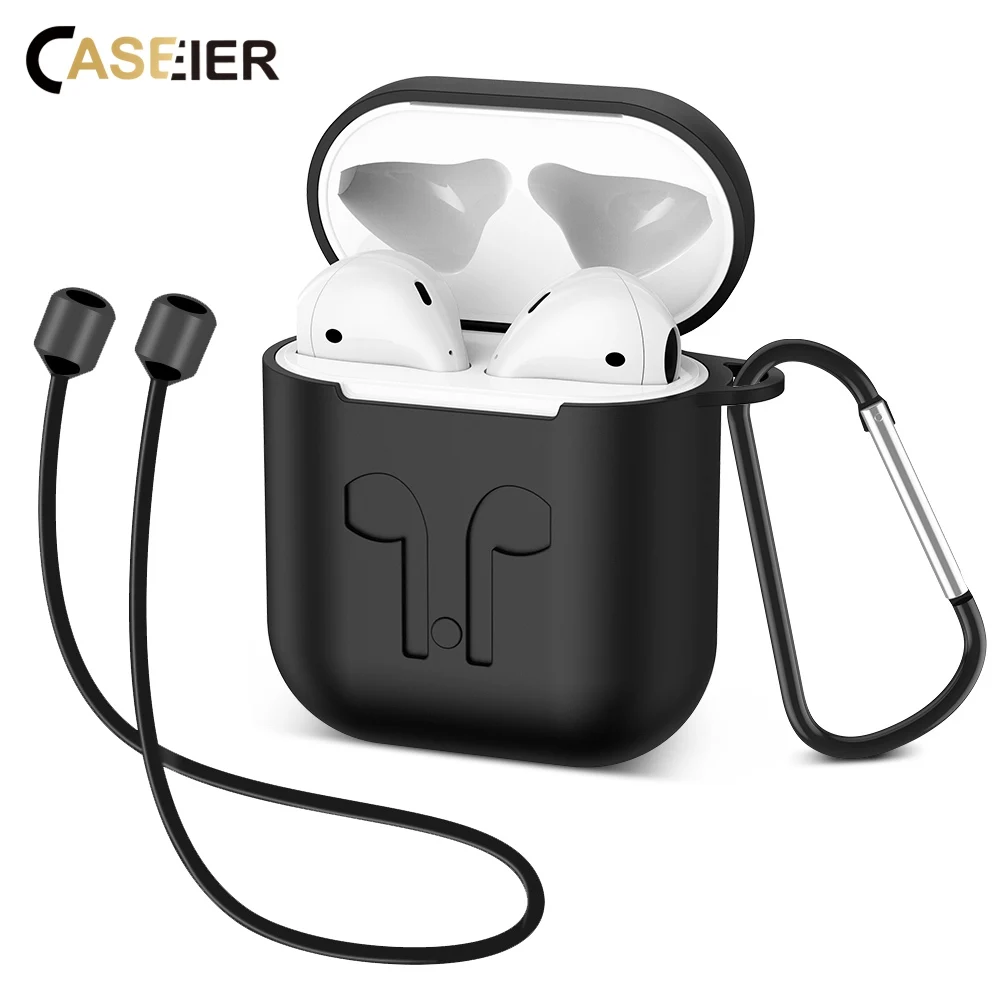 CASEIER Bluetooth наушники чехол для Apple AirPods силиконовый беспроводной Головной Платок