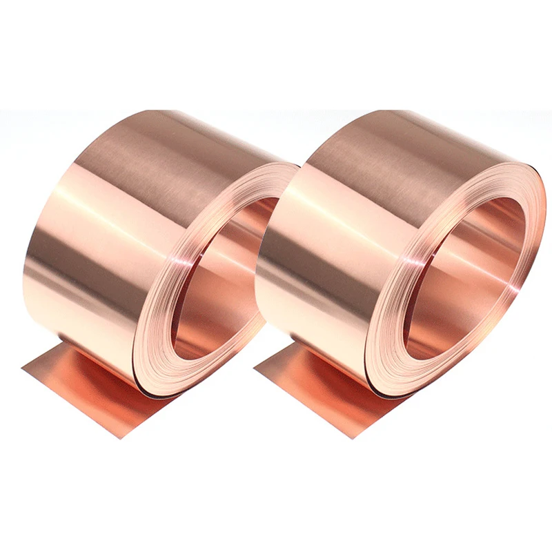 Чистая медная резка листовая фольга гладкая лента в рулоне отлично подходит для