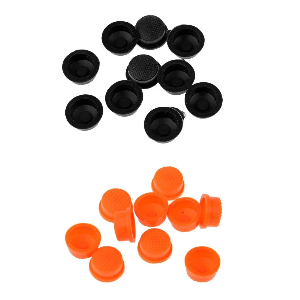 MagiDeal 10pcs LED Flashlight Torch Light Tail Switch Button Cover Cap Rubber Anti Slide Skid Slip | Спорт и развлечения
