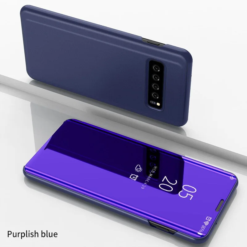 Чехол книжка с подставкой для телефона Samsung Galaxy S10 Plus S10e M20 M10 360 полностью