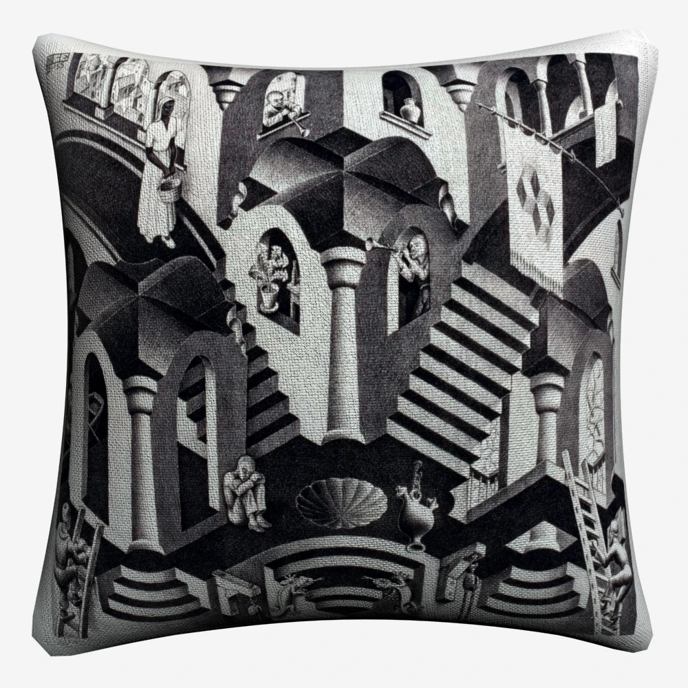 Escher Surreal геометрическое оформление декоративное хлопковое белье Наволочка 45x45 см