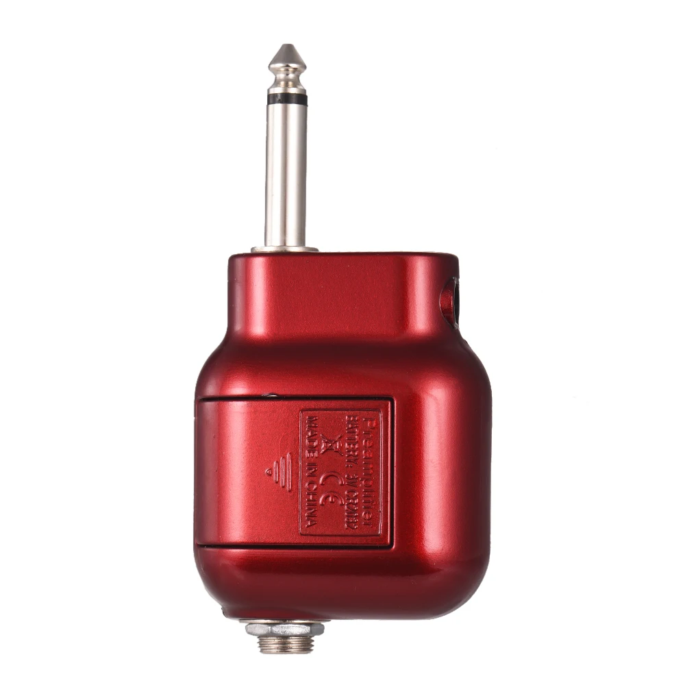 

Mini Preamplifier Preamp 6.35mm Plug with Bass Treble EQ Volume Control for Acoustic Guitar