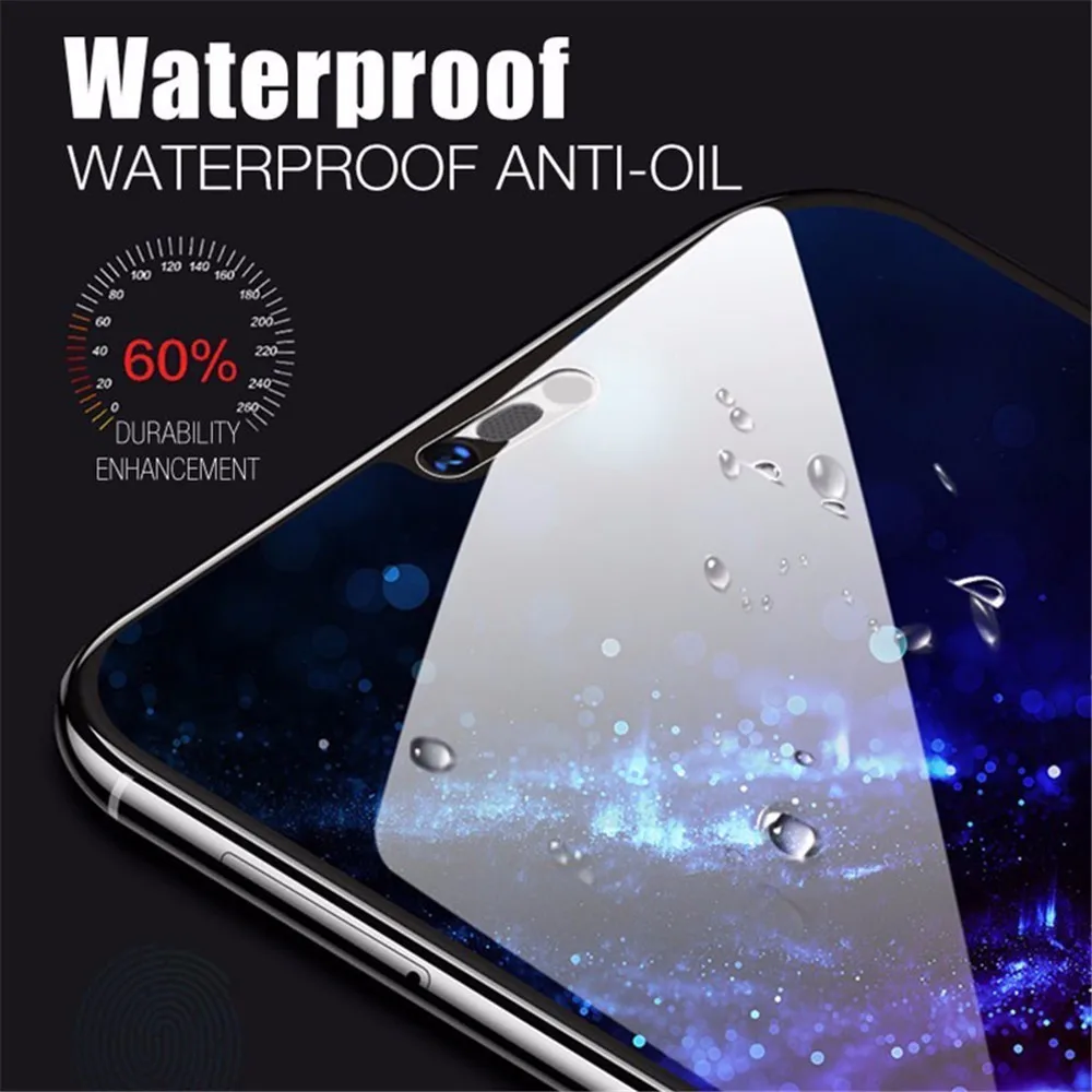 Закаленное стекло для Huawei Honor 8C 8A 8X 9 10 V10 Lite 3D полное покрытие Защита экрана P30 P20 Mate