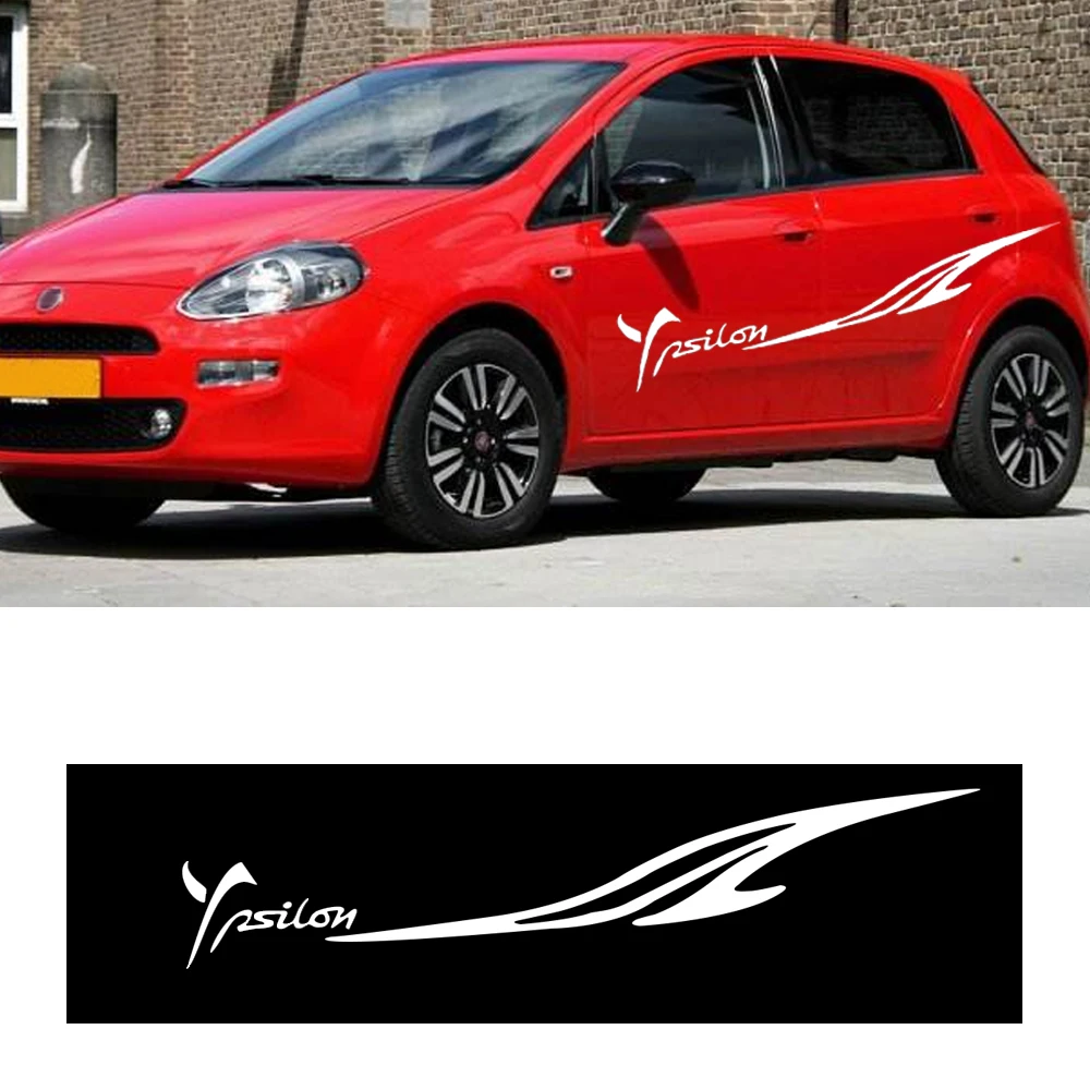 Наклейка на боковой кузов автомобиля LANCIA Ypsilon хэтчбек логотип наклейки сделай