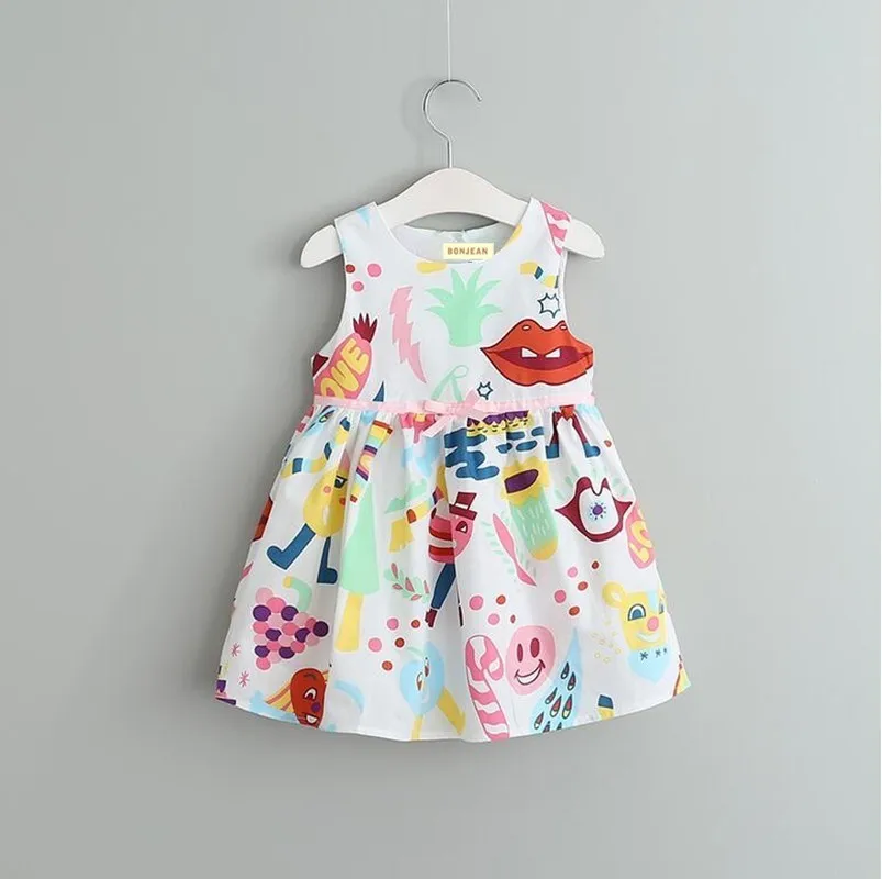 baby dress pring girls flowers floral print candy frock kids dresses for girl clothing children costume boutiques | Детская одежда и