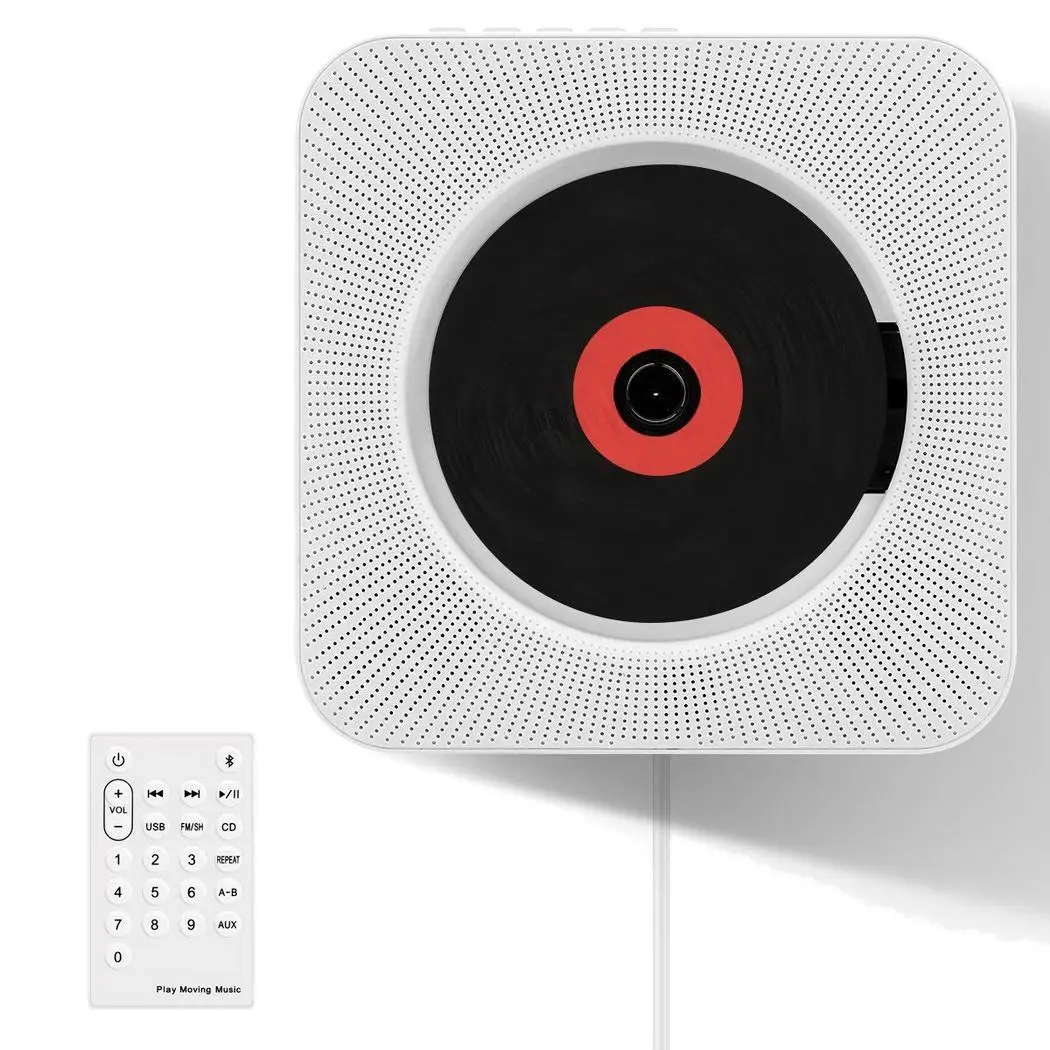 Настенный Bluetooth CD плеер динамик музыка 10 Вт Вытяните кабель питания