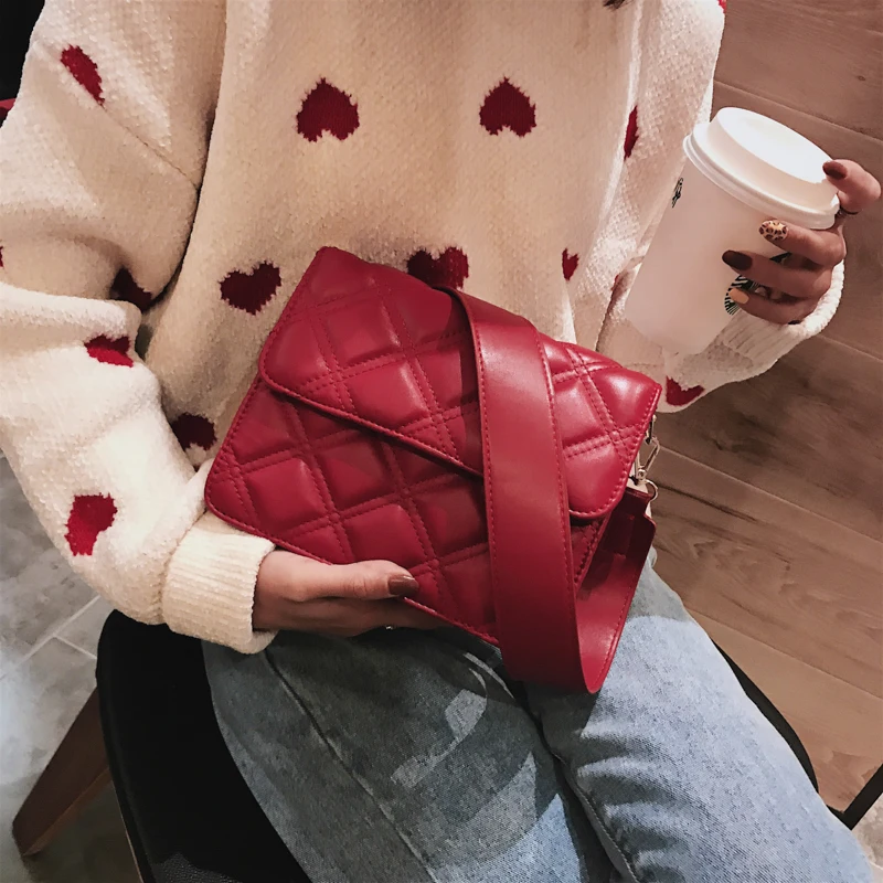 Для женщин Crossbody сумки новая мода искусственная кожа бриллиант наплечник сумка