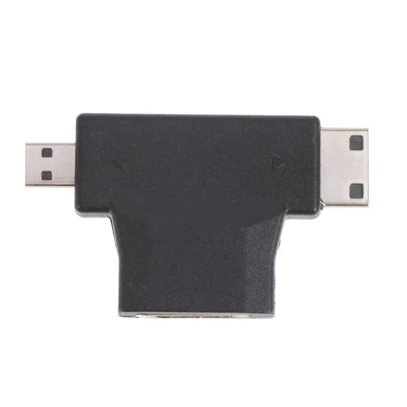 HDMI Женский к Mini Мужской + Micro мужской порт разветвитель конвертер| |