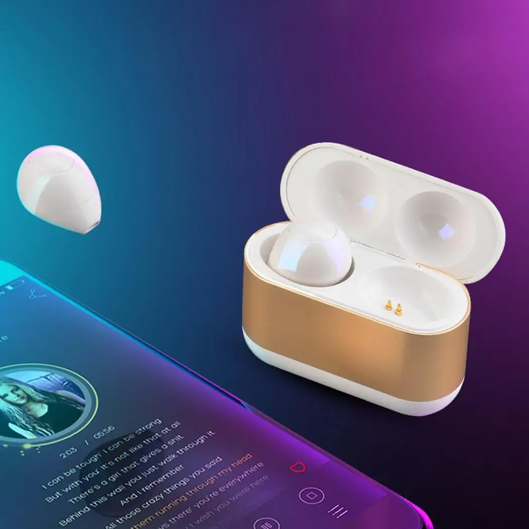 Беспроводные Bluetooth стерео бинауральные наушники вкладыши 108 дБ 32 с 10 м зарядным