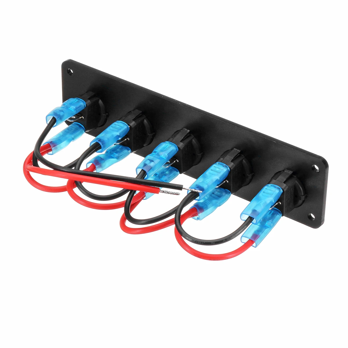 Универсальный LED 5 банд клавишный переключатель панель Водонепроницаемый
