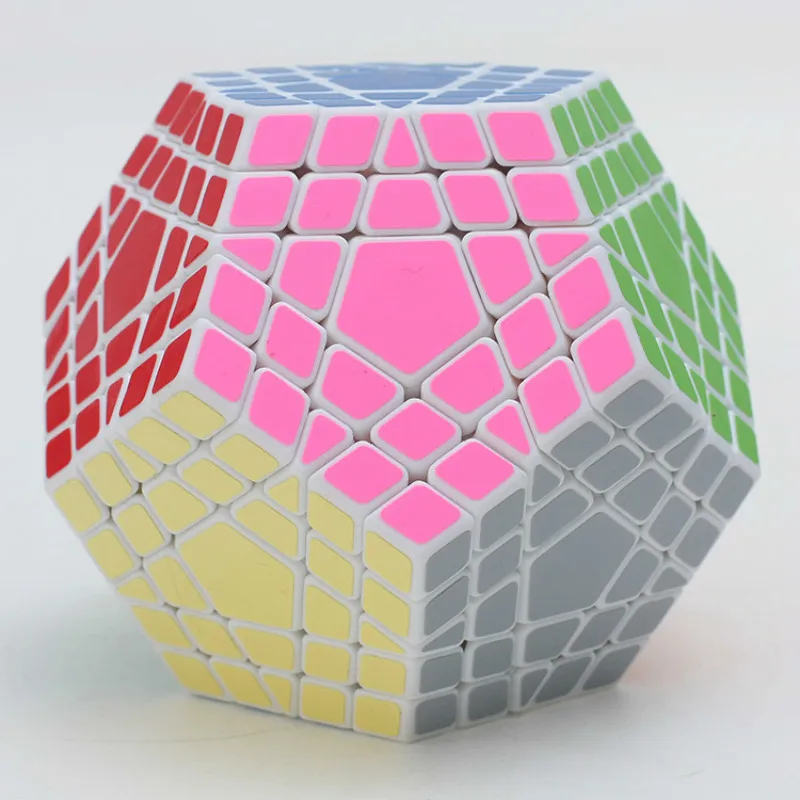 Sheng Shou 5 шагов Fidget Cube 12 Сторон 5x5 Professional Megaminx Dodecahedron Gigaminx скручивающая Головоломка