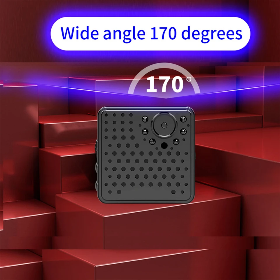 1080 P WI-FI мини Камера будильник • Беспроводной няня P2P IP/AP безопасности Ночное