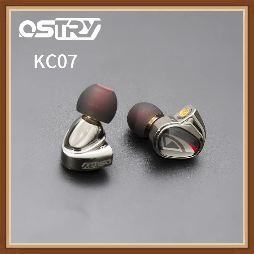 

OSTRY KC07 Dual Unit Hybrid BA+DD Technology 10mm CCAM Balance Armature Unit In-Ear Hifi Earphones With MMCX Detachable Cable