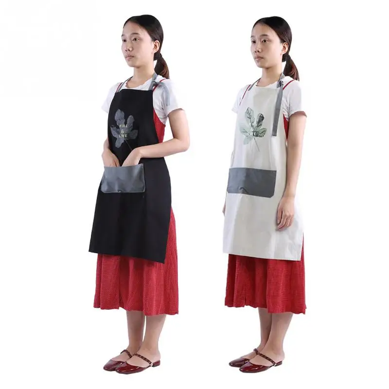 Home Kitchen Apron Restaurant Pocket Cooking Cotton Bib Unisex Aprons. | Дом и сад