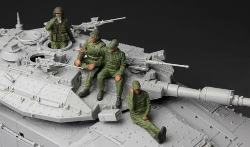 Meng 1/35 модель HS 002 танковой команды ЦАХАЛ (4 фигурки) фигурки супервойны WII|Наборы