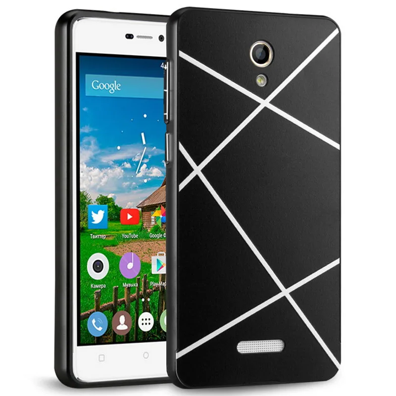 Jonsnow чехол для Highscreen power Five Pro Slim Премиум алюминиевая металлическая рамка