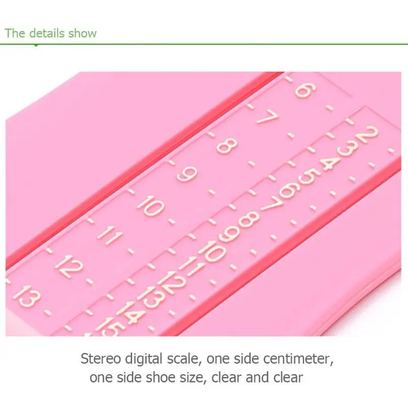 

Adjustable Scale Shoe Size Ruler Foot Length Ruler Baby Feet Measuring Instrument Baby's Foot Length And Record Growth Process
