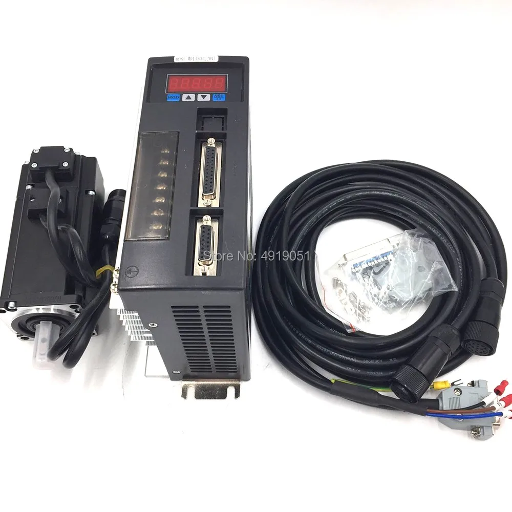 1.2KW 110 мм NEMA42 AC сервомотор + Drive комплекты 4NM 1000 w 220VAC 3000 об/мин 110st m04030 Высокая