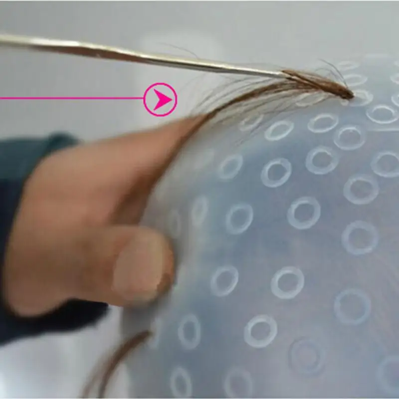 Силиконовые Professional многоразовые волосы окрашивание подсветка колпачок для