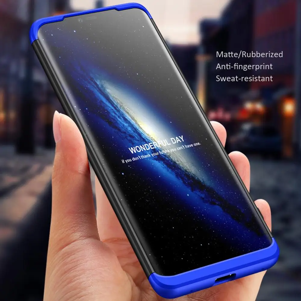 Чехол GKK для Huawei Mate 20 Pro Lite 360 с полной защитой кольцевой держатель ручка|Бамперы| |