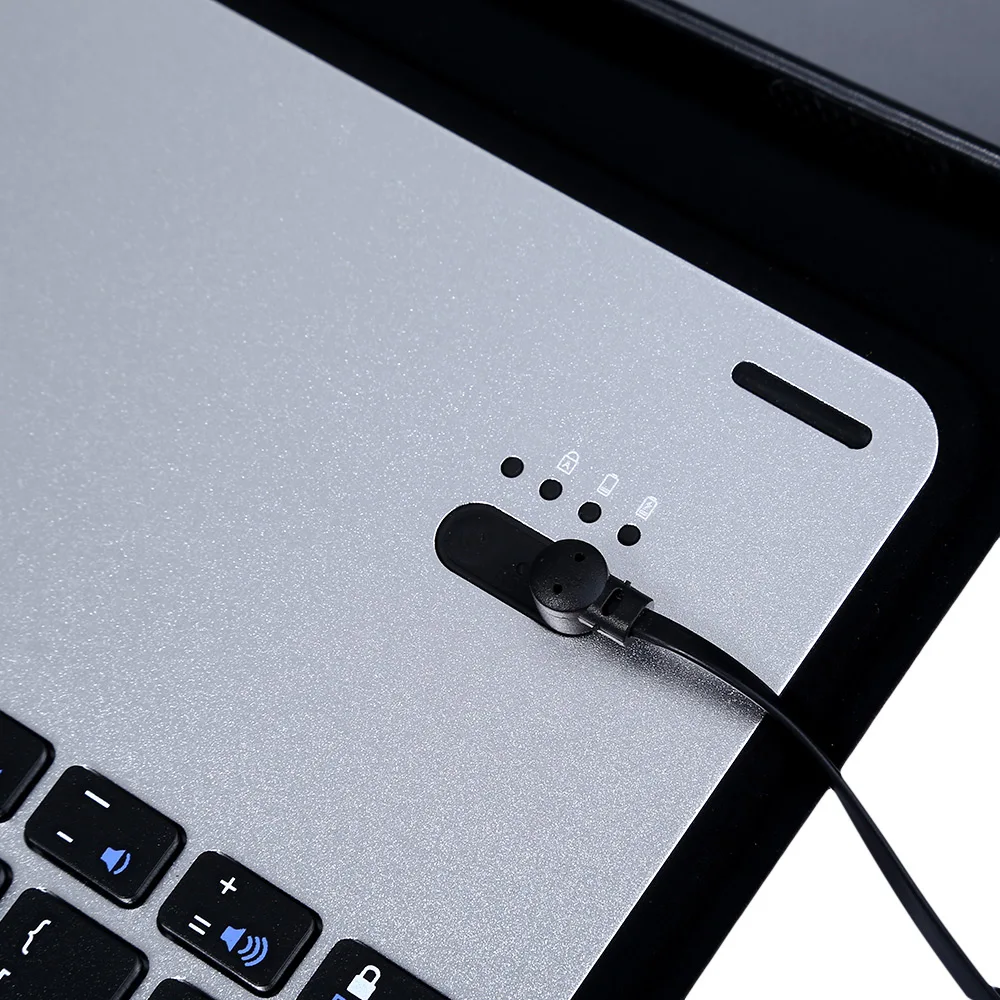 Тонкий беспроводной алюминиевый Bluetooth 3 0 клавиатура кожаный чехол для iPad Pro|Чехлы