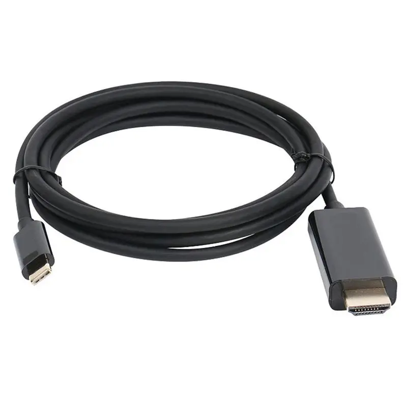 

Кабель-Переходник USB C/HDMI, штекер USB 1,8/3,1 м, 4K, черный
