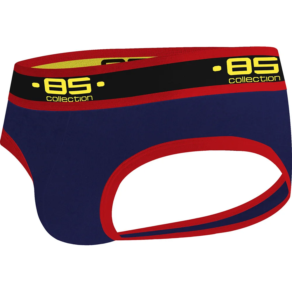 Man T-shaped Pants Pure Cotton Butt Holes Ventilation Elastic Force Underpants |