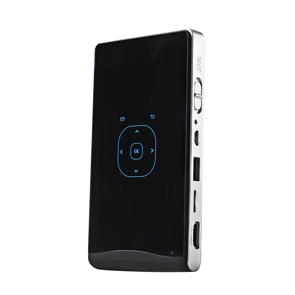 Портативный умный мини проектор magicsee Dlp100Wm с ручкой Android Wi Fi домашний кинотеатр Hd