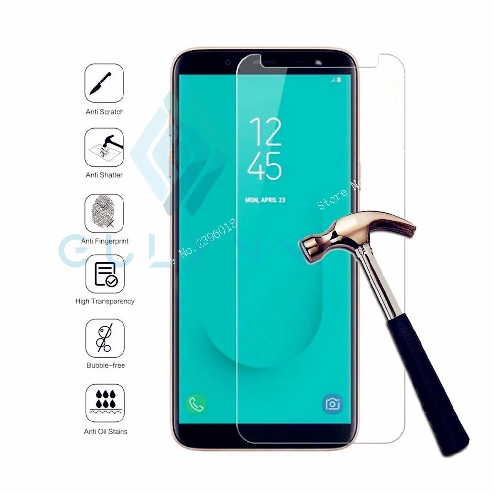 Protective Glass For Samsung Galaxy J2 Core J3 J4 J6 J7 J8 2018  Screen Protector Tempered Glass for A6 A8 Plus 2018 A10 30 50