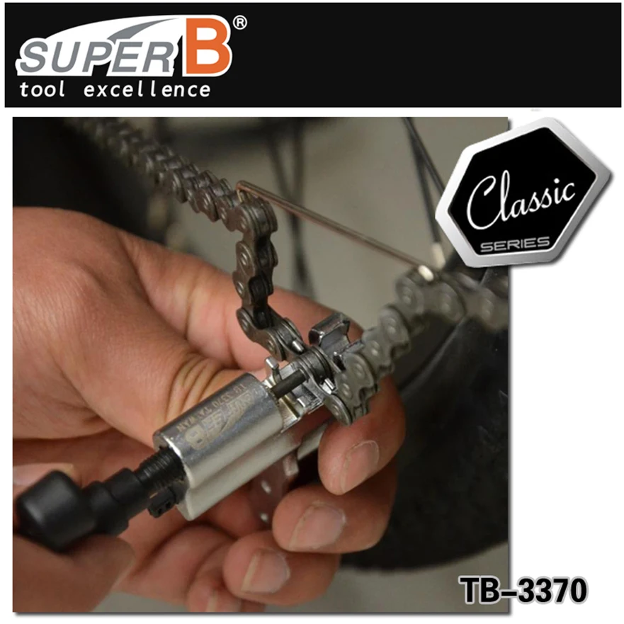Экстрактор цепных заклепок Super B TB 3370 для скоростных цепей 8 9 и 10 с крючком цепи