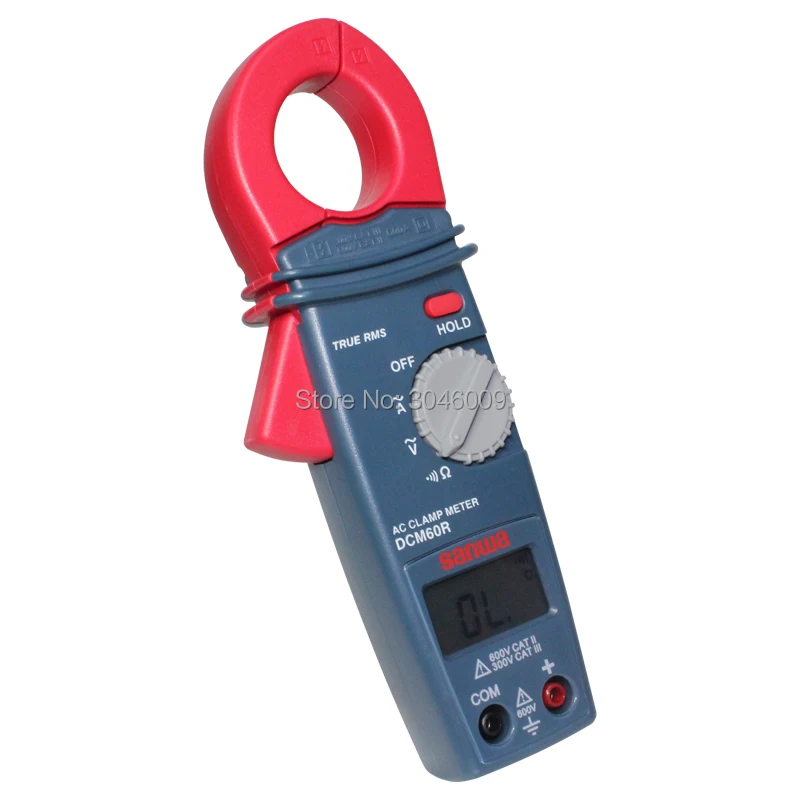 Цифровые клещи Sanwa DCM60R AC 600A/True RMS амперметр низкая стоимость и DMM