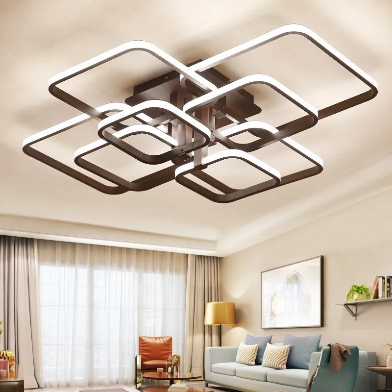 Современный подвесной светильник Dimmable Modern Led Chandelier Lighting с акриловыми светильниками для гостиной, спальни, кухни. Новый потолочный светильник AC85-260V.