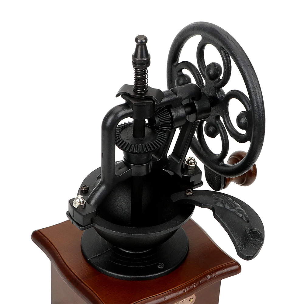 Hand -held Coffee Mills Braam Ceramic Millstones Classic Wood Giant Wheel Design | Дом и сад