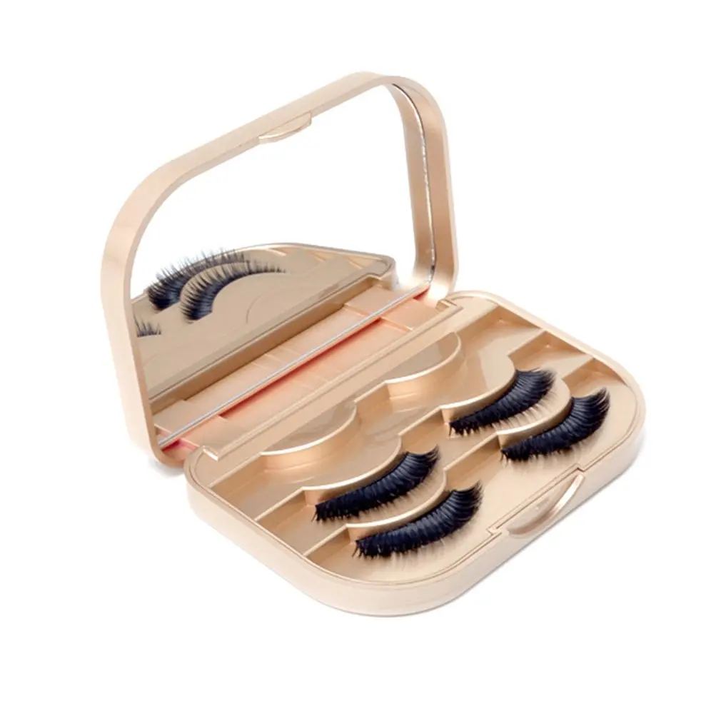 Portable Women False Eyelash Storage Box Dustproof Plastic Makeup Beauty Case | Дом и сад