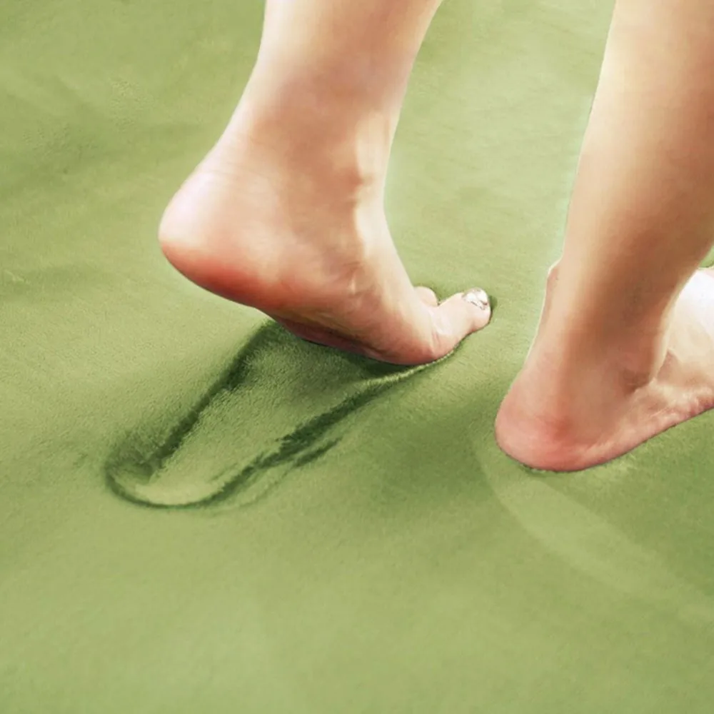 Новый коврик для ванной впитывающий воду Shaggy Memory Foam кухонный пол 40*60 см tapis salle de bain