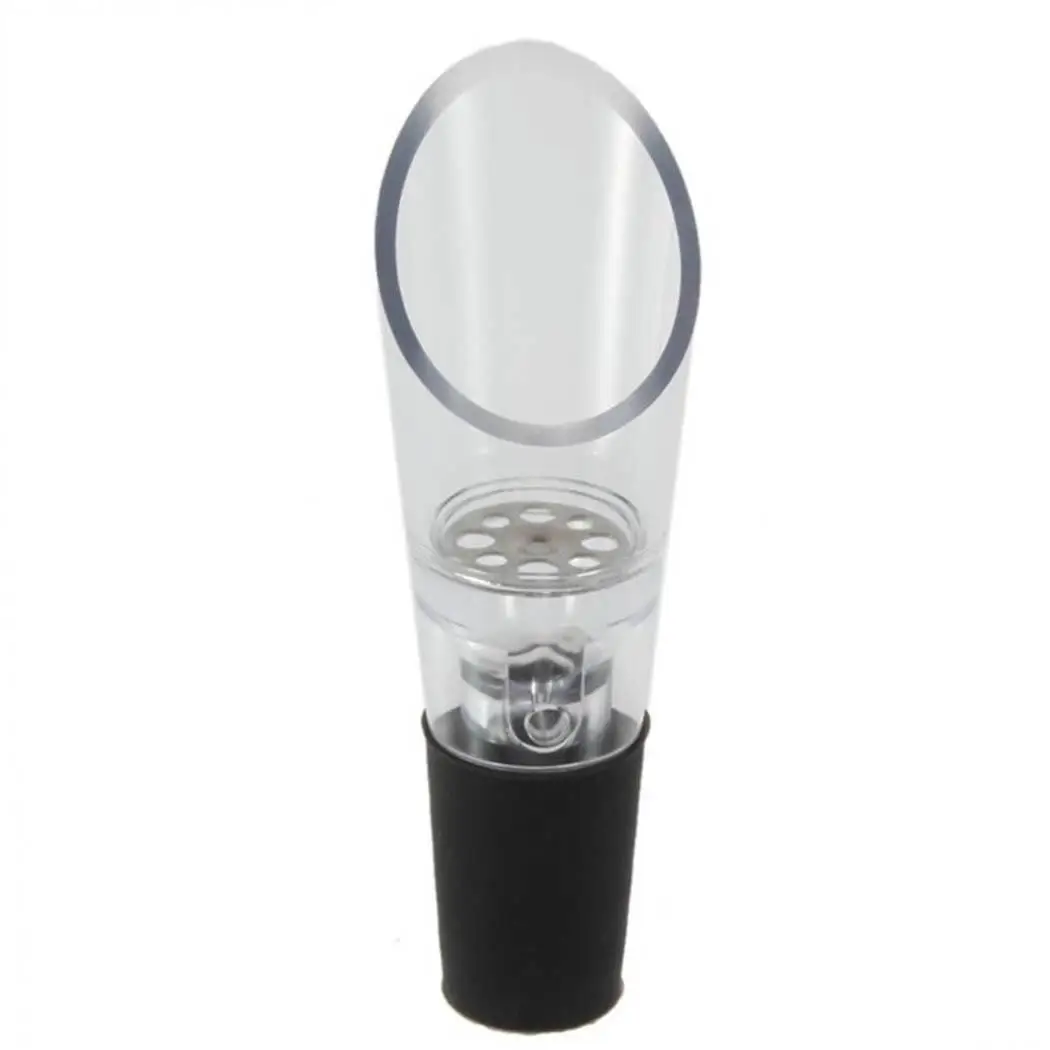 Акриловый красный аэратор для вина Pour Spout Bottle Stopper Decanter Pourer аэрационный